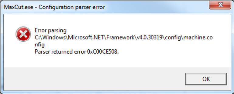 Getting Parser returned error 0x80070005 when trying to run MaxCut ...